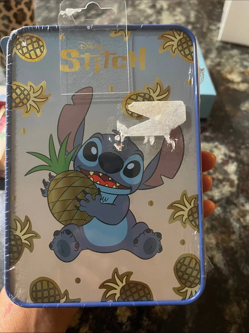 Disney Stitch  Lip Gloss & Hand Cream Gift Set - Pink, Blue, Yellow